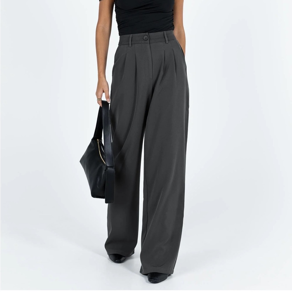 Princess Polly Archer Pants Slate Grey Size 6